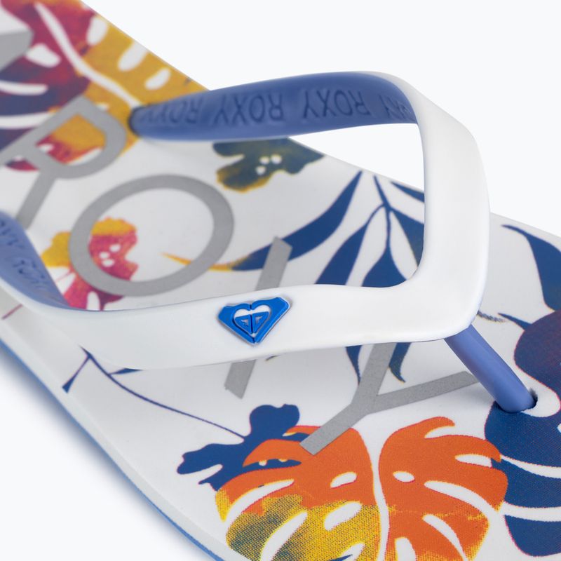 Dámske žabky ROXY Tahiti VII 2021 white/blue/white 7