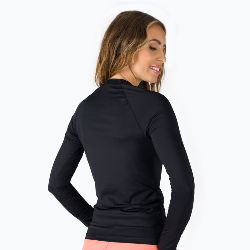 Dámske plávanie s dlhým rukávom ROXY Whole Hearted 2021 anthracite 3
