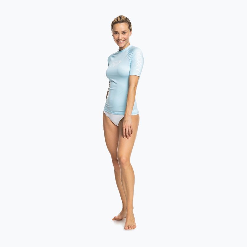 Dámske plavecké tričko ROXY Whole Hearted 2021 cool blue 2