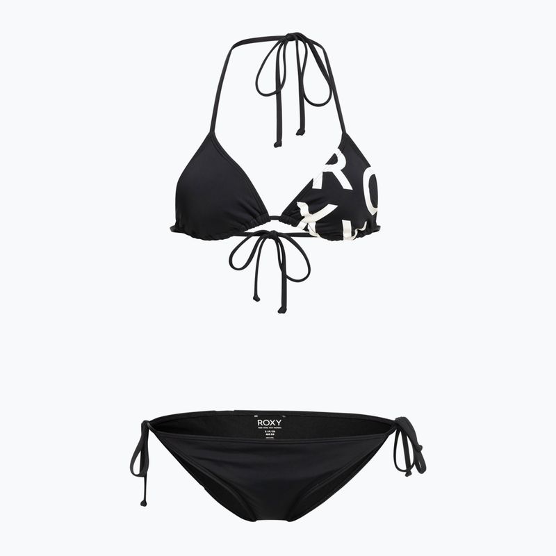 Dámske dvojdielne plavky ROXY Beach Classics Tie Side anthracite