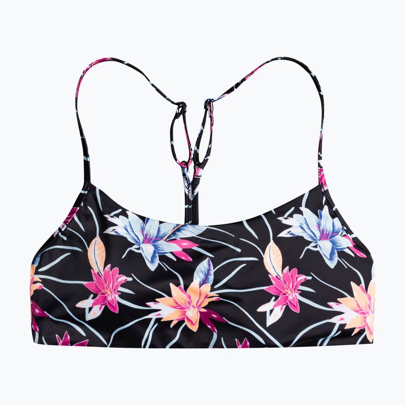 Vrchný diel plaviek ROXY Active Bralette 2021 anthracite/floral flow 5