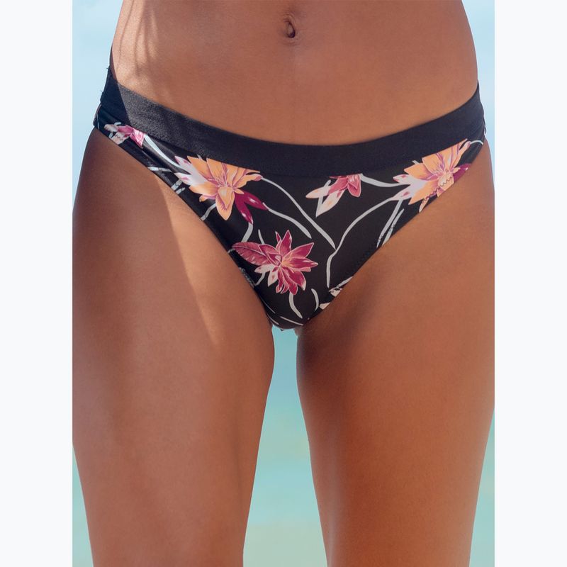 Spodný diel plaviek ROXY Active 2021 anthracite/floral flow 8