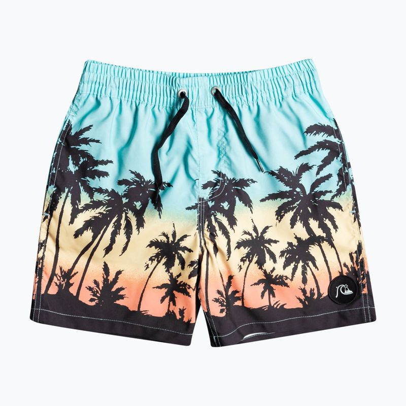 Quiksilver pánske farebné plavecké šortky Paradise 15 Jamv Bgd6 EQYJV03861-BGD6