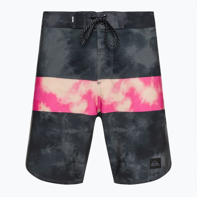 Quiksilver pánske plavecké šortky Highlite Arch 19" sivo-ružové EQYBS04648-MJY6
