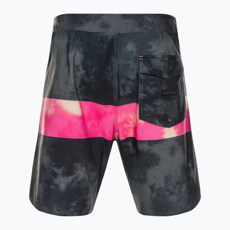 Quiksilver pánske plavecké šortky Highlite Arch 19" sivo-ružové EQYBS04648-MJY6 2