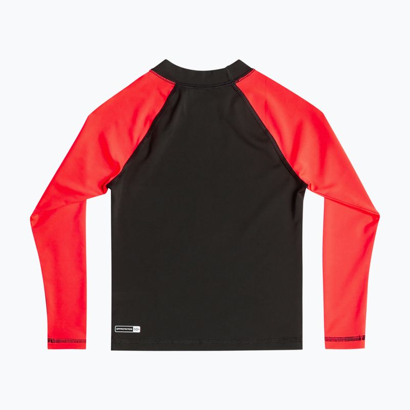 Detské plavecké tričko Quiksilver Next Gen fiery coral 2