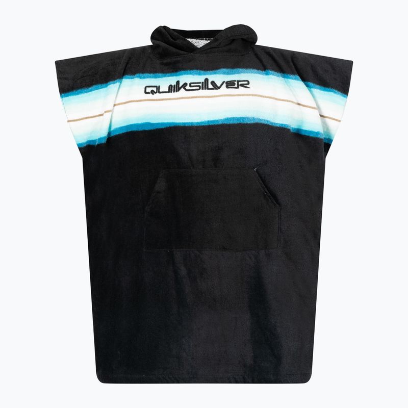 Detské pončá Quiksilver Hoody Towel black/blue