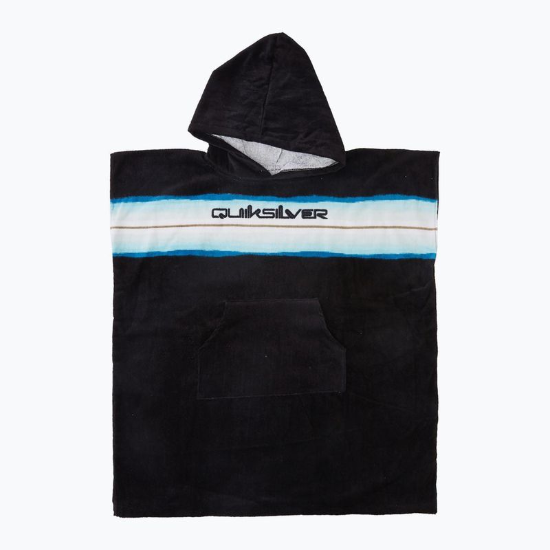 Detské pončá Quiksilver Hoody Towel black/blue 4
