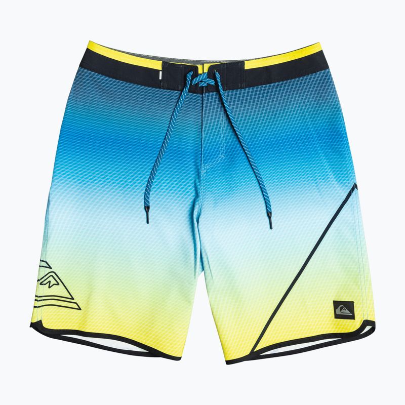 Quiksilver Surfsilk 16" detské plavecké šortky modro-žlté EQBBS03616-GDJ6