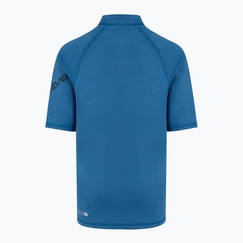 Detské plavecké tričko Quiksilver All Time modré EQBWR03212-BYHH 2