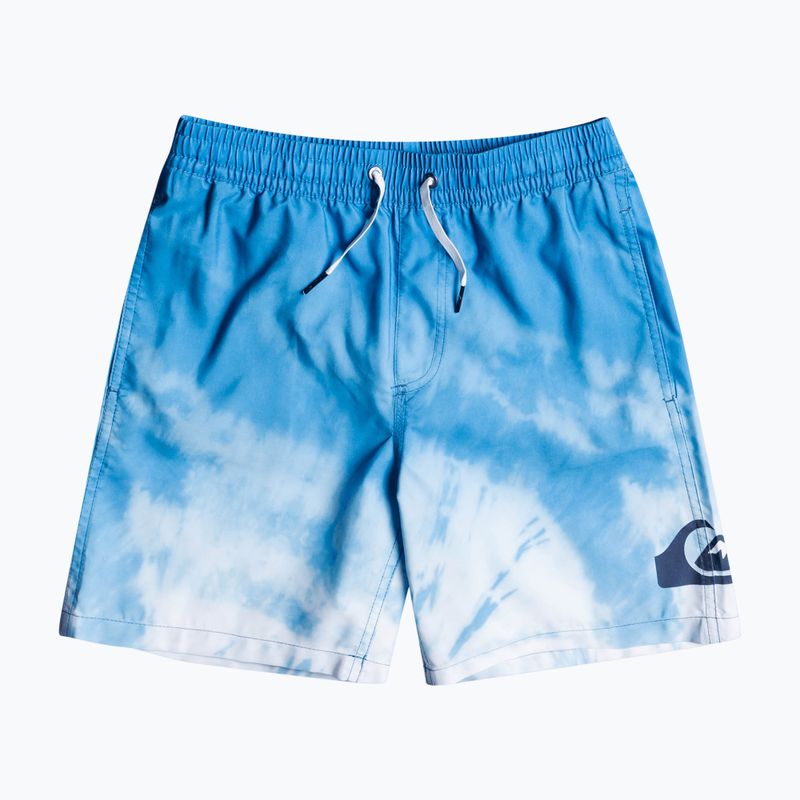 Quiksilver Everyday Faded Logo 15" detské plavecké šortky modré EQBJV03388-BFA6