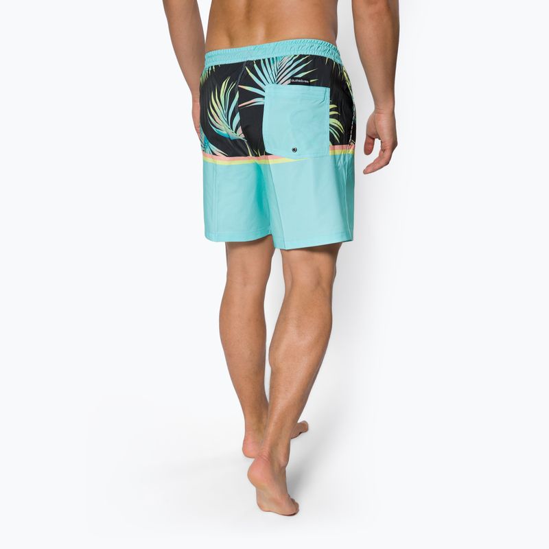 Quiksilver pánske plavecké šortky Ocean Division 17" svetlo modré EQYJV03891-BGD6 3