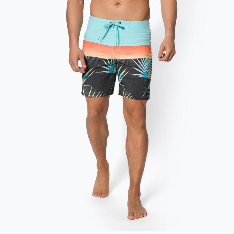 Quiksilver pánske plavecké šortky Surfsilk Panel 18" farba EQYBS04658-KTA6
