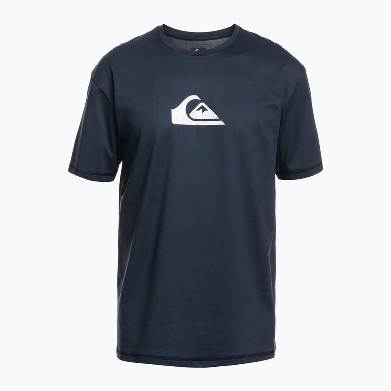 Quiksilver Solid Streak pánske tričko UPF 50+ námornícka modrá EQYWR03386-BYJ0