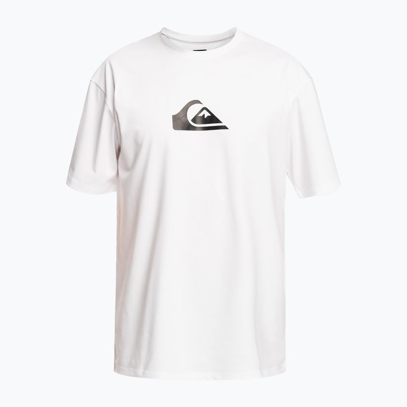 Quiksilver Solid Streak pánske tričko UPF 50+ biele EQYWR03386-WBB0