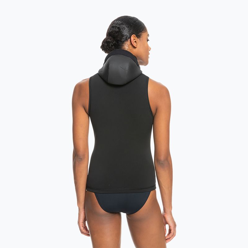 Dámska neoprénová vesta ROXY 2.0 mm Swell Series Hooded Wetsuit Vest true black 5