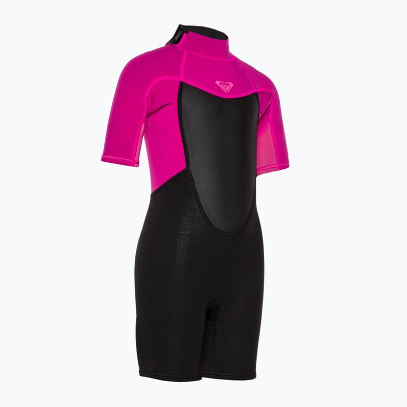 Detská plavecká pena ROXY 2/2 Prologue Girl BZ SS SP FL 2021 festival fuchsia