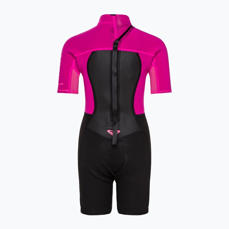 Detská plavecká pena ROXY 2/2 Prologue Girl BZ SS SP FL 2021 festival fuchsia 3