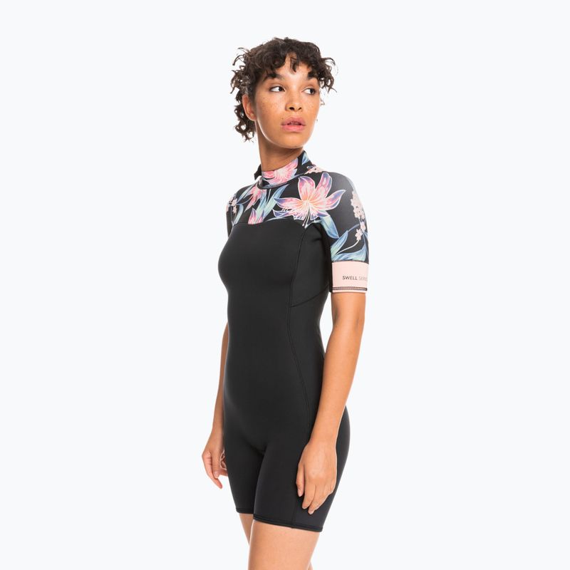 Dámsky neoprénový oblek ROXY 2.0 Swell Series SS BZ QLCK 2021 anthracite paradise found s