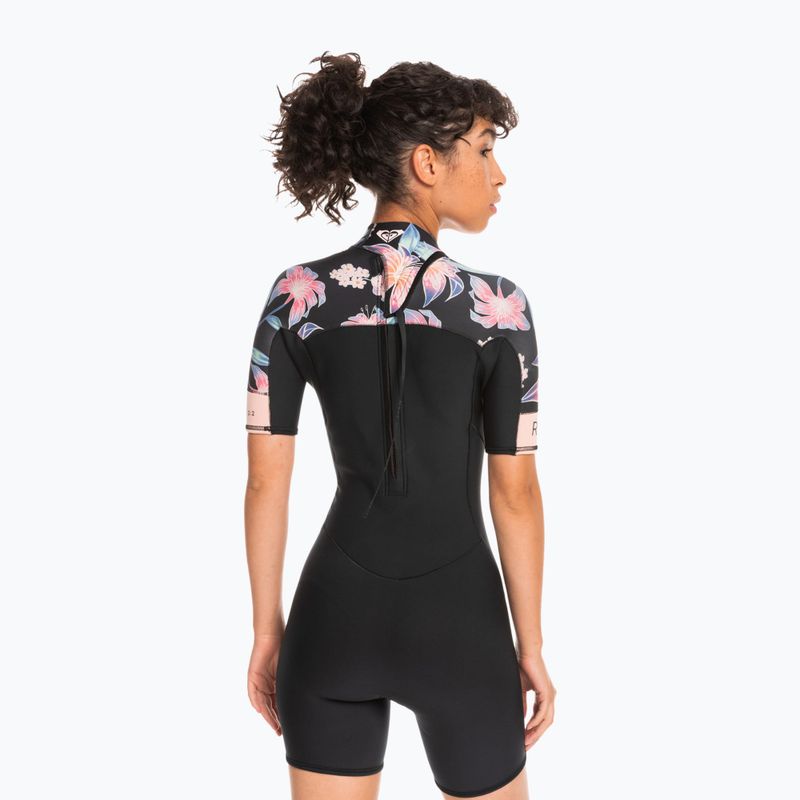 Dámsky neoprénový oblek ROXY 2.0 Swell Series SS BZ QLCK 2021 anthracite paradise found s 3