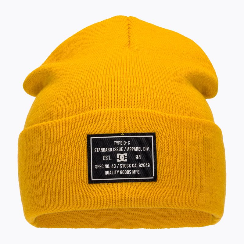 Pánska zimná čiapka DC Label old gold 2