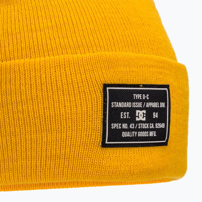 Pánska zimná čiapka DC Label old gold 3