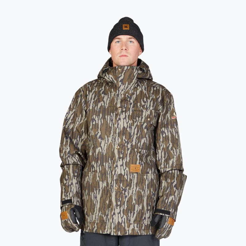 Pánska snowboardová bunda DC Servo mossy oak original bottomland
