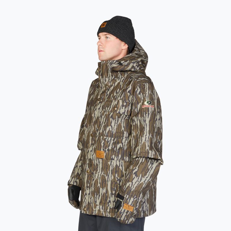 Pánska snowboardová bunda DC Servo mossy oak original bottomland 3
