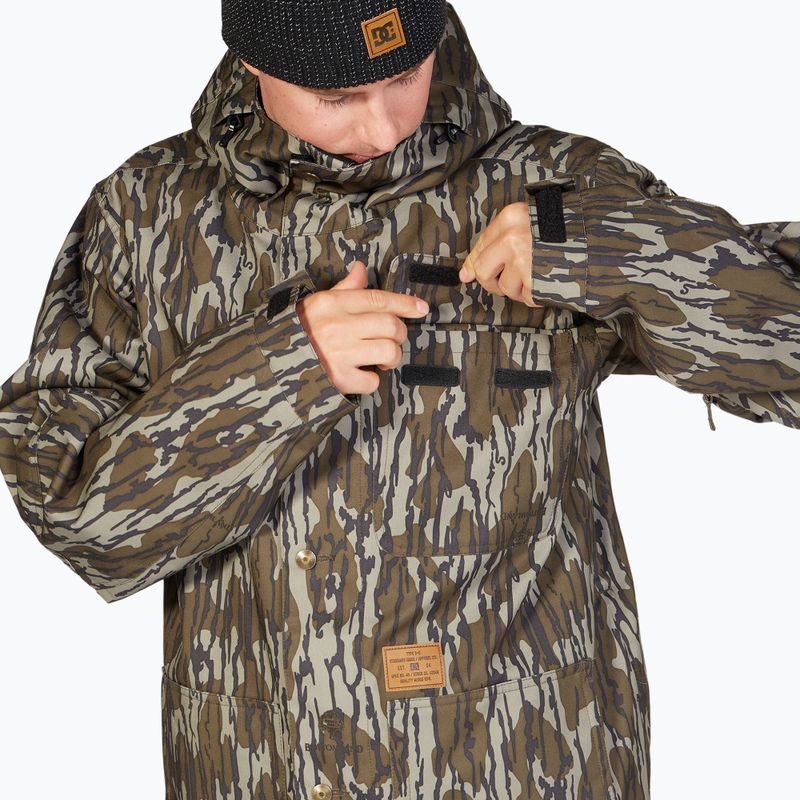 Pánska snowboardová bunda DC Servo mossy oak original bottomland 4