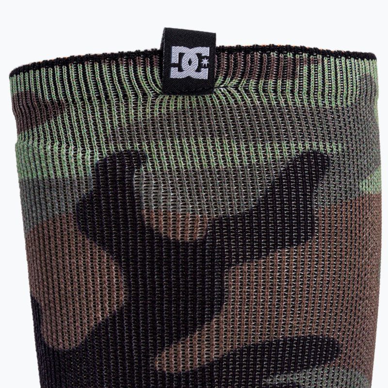 Pánske ponožky na snowboard DC Summit woodland camo green 3