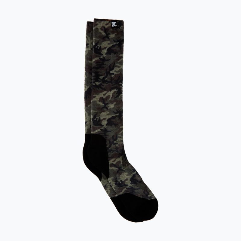Pánske ponožky na snowboard DC Summit woodland camo green 4