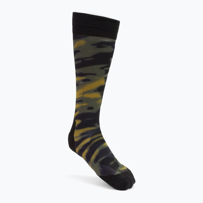 Pánske ponožky na snowboard DC Sanctioned angled tie dye ivy green