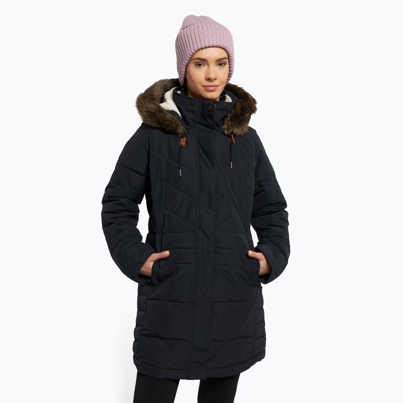 Dámska páperová bunda ROXY Ellie 2021 true black