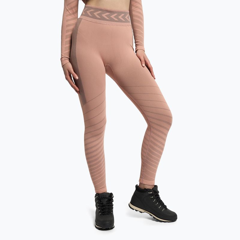 Dámske termoaktívne nohavice ROXY Base Layer 2021 gray violet