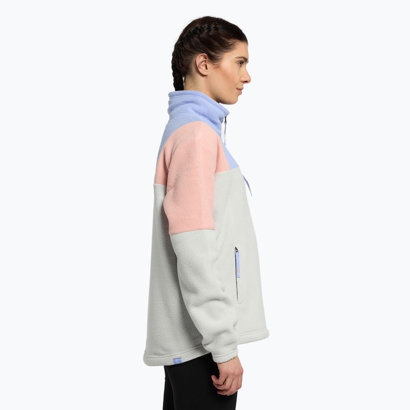 Dámska snowboardová mikina ROXY Chloe Kim Layer 2021 heather grey 3