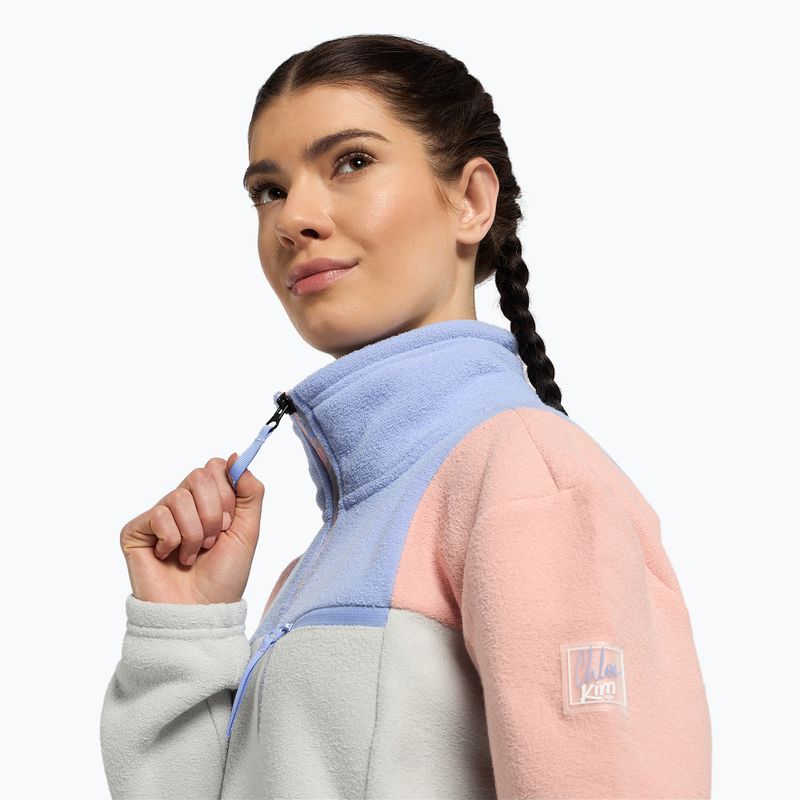 Dámska snowboardová mikina ROXY Chloe Kim Layer 2021 heather grey 5