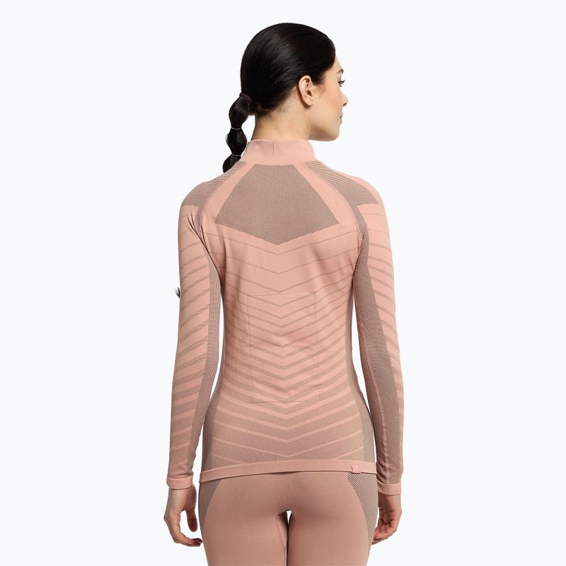 Dámska termoakčná mikina ROXY Base Layer Top Warmlink gray violet 4