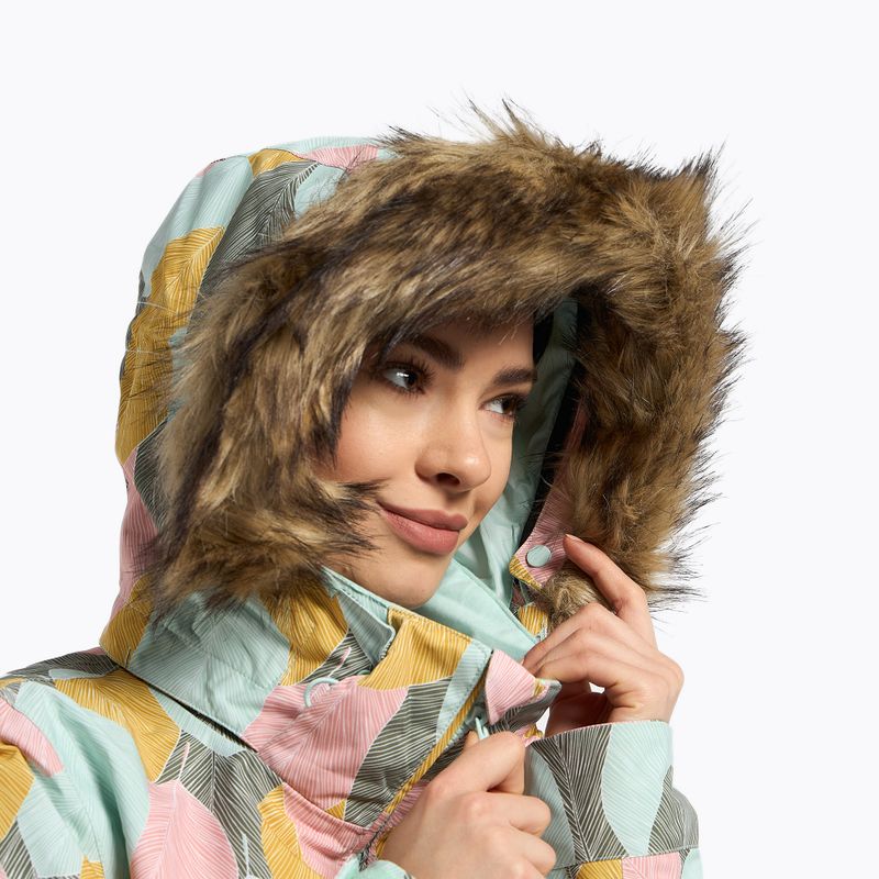 Dámska snowboardová bunda ROXY Jet Ski 2021 deep lichen green la palmeraie 5