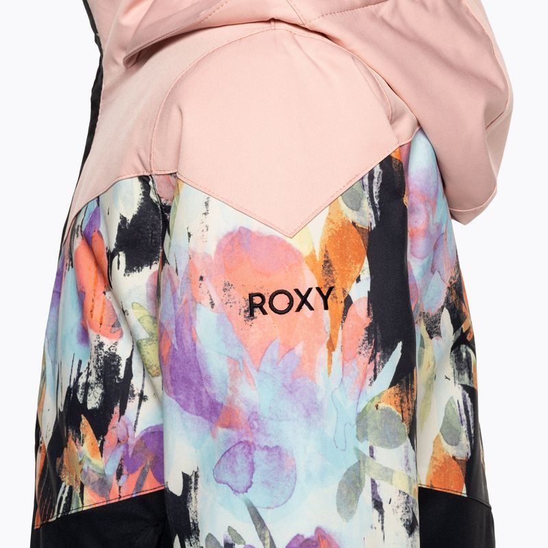 Detská snowboardová bunda ROXY Whist 2021 true black tenderness 3