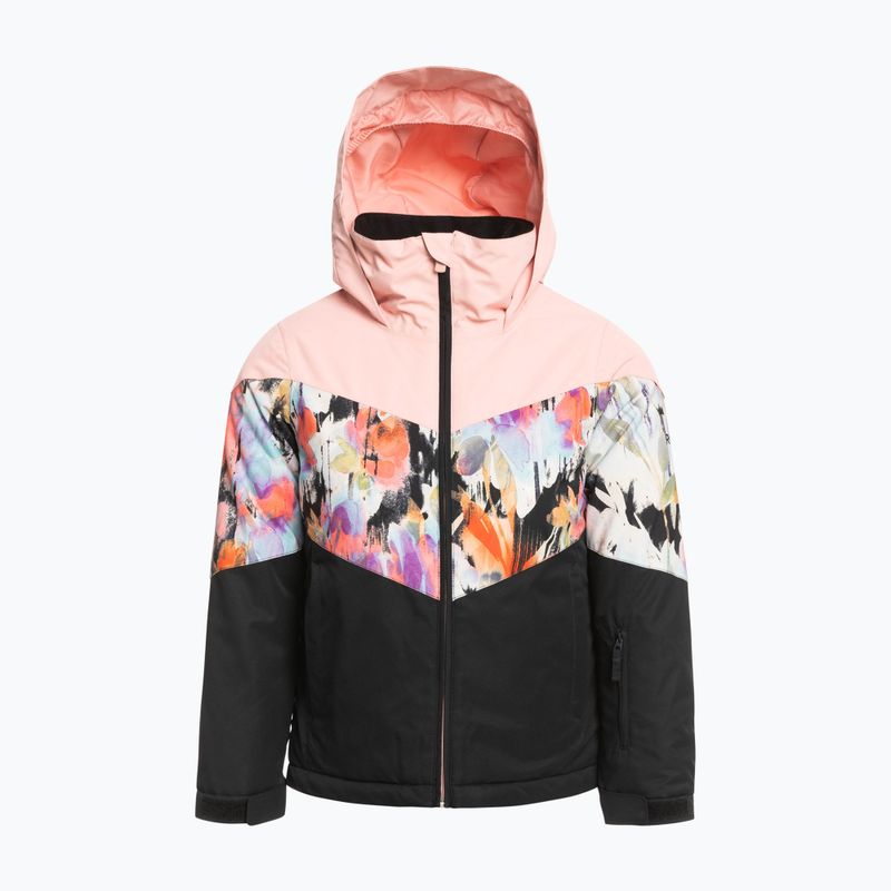 Detská snowboardová bunda ROXY Whist 2021 true black tenderness 5