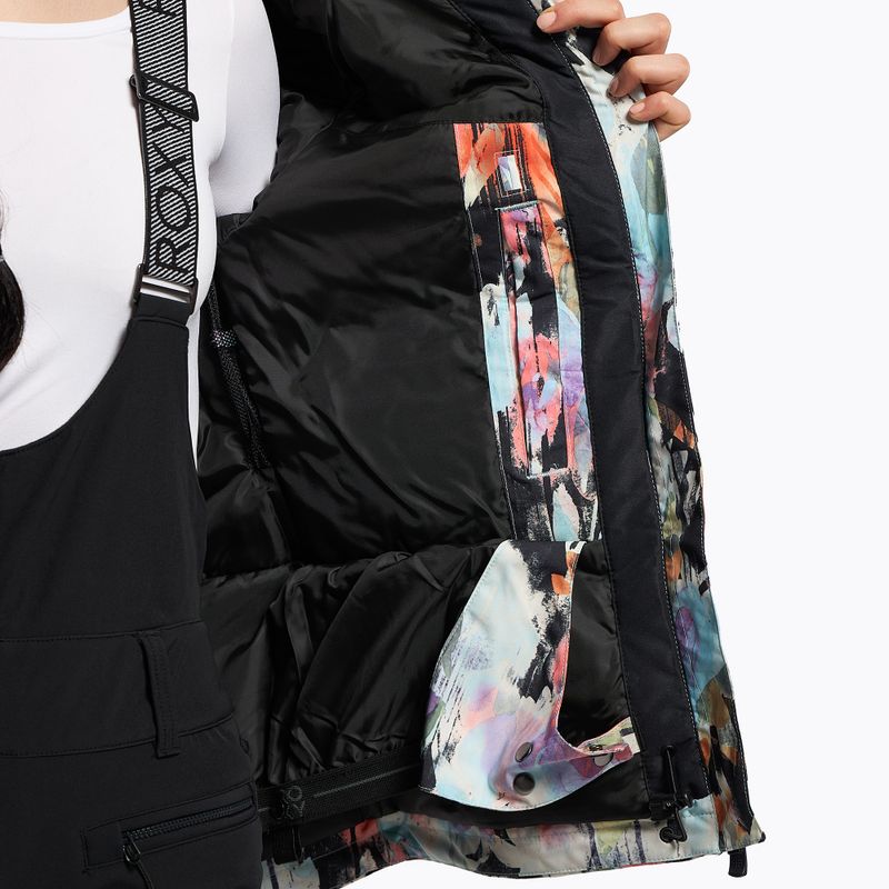 Dámska snowboardová bunda ROXY Jet Ski 2021 true black tenderness 11