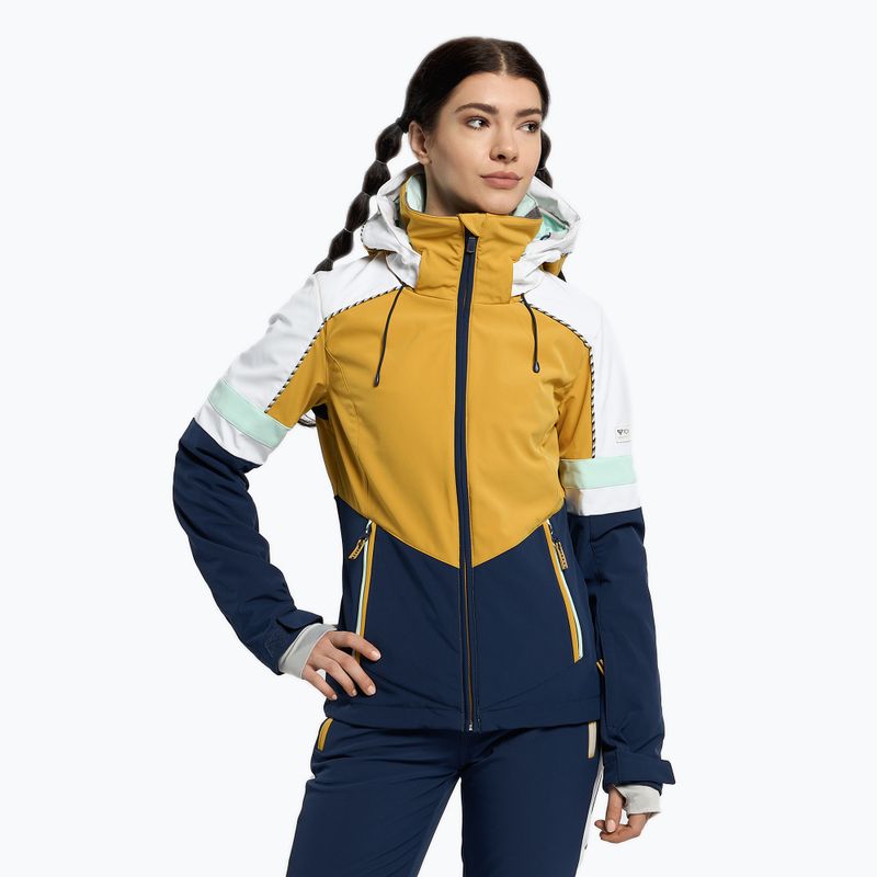 Dámske topánky na snowboard ROXY Peak Chic Softshell 2021 honey