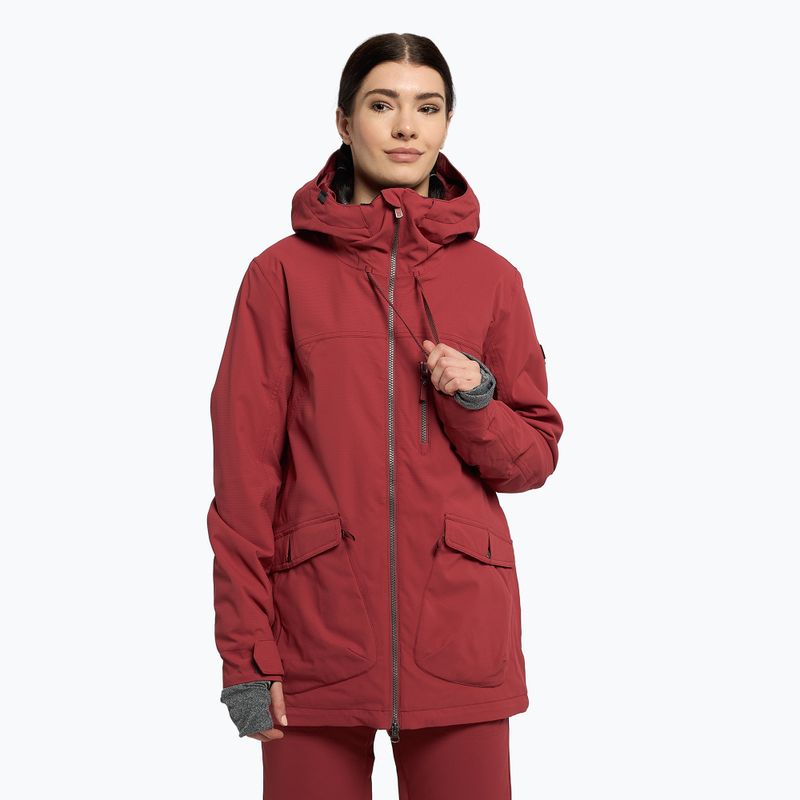 Dámska snowboardová bunda ROXY Stated Warmlink 2021 brick red