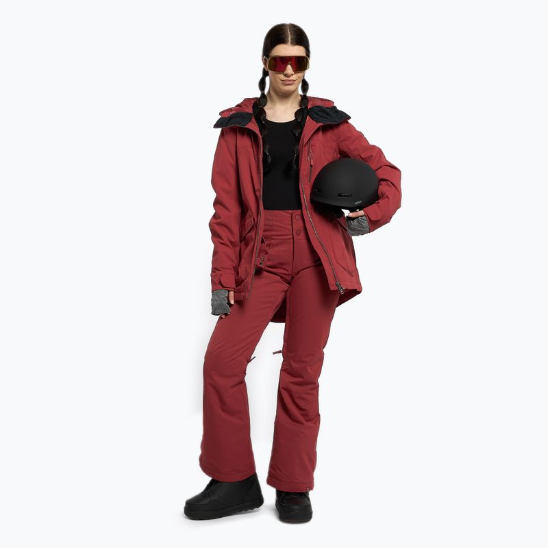 Dámska snowboardová bunda ROXY Stated Warmlink 2021 brick red 2