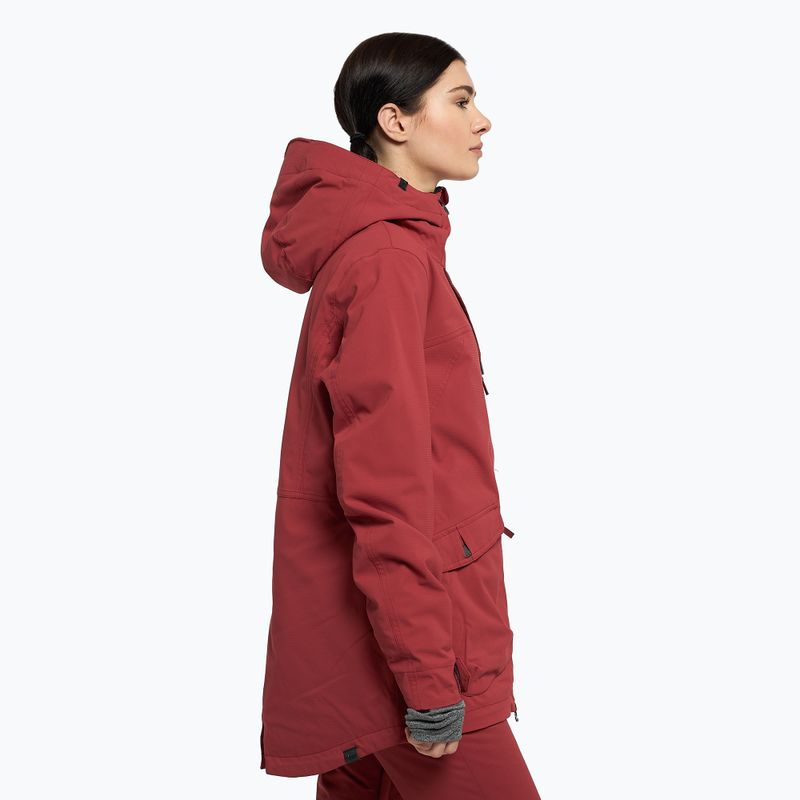 Dámska snowboardová bunda ROXY Stated Warmlink 2021 brick red 3