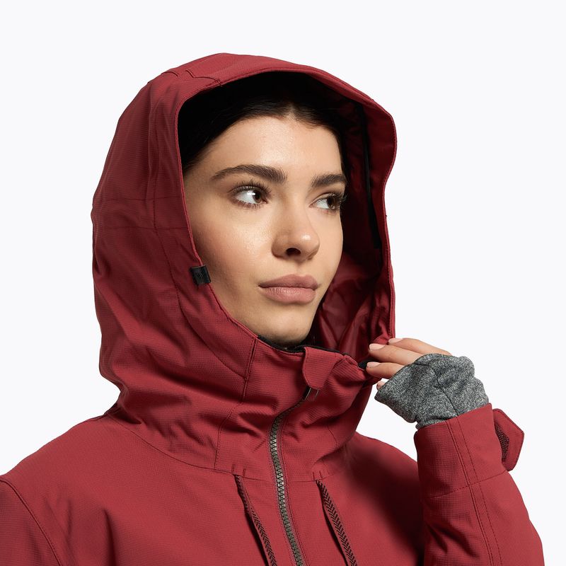 Dámska snowboardová bunda ROXY Stated Warmlink 2021 brick red 5