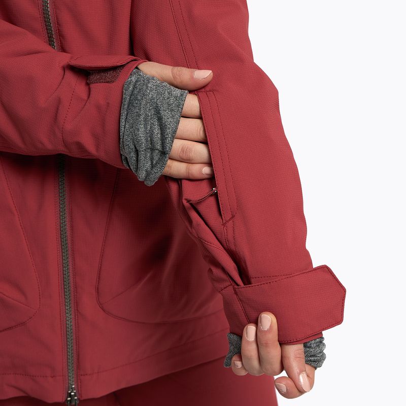 Dámska snowboardová bunda ROXY Stated Warmlink 2021 brick red 8