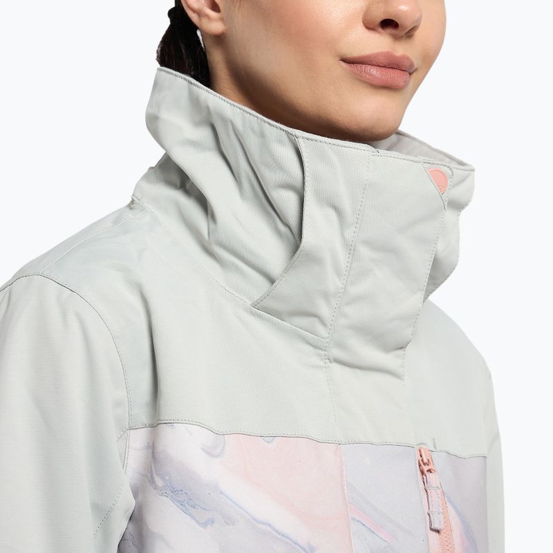 Dámska snowboardová bunda ROXY Jetty Block 2021 gray violet marble 6