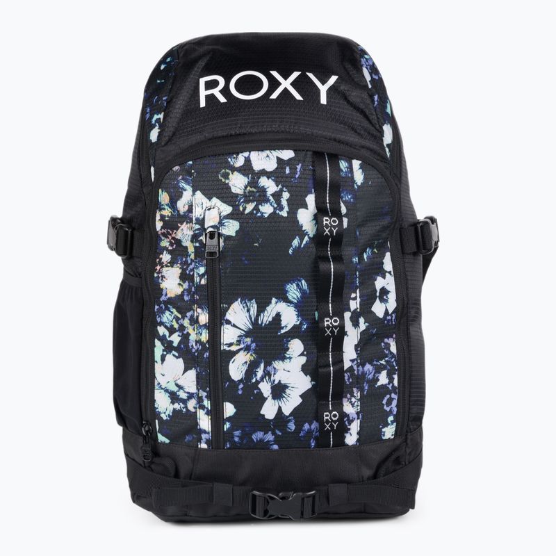 Dámsky batoh na snowboard ROXY Tribute 2021 true black black flowers