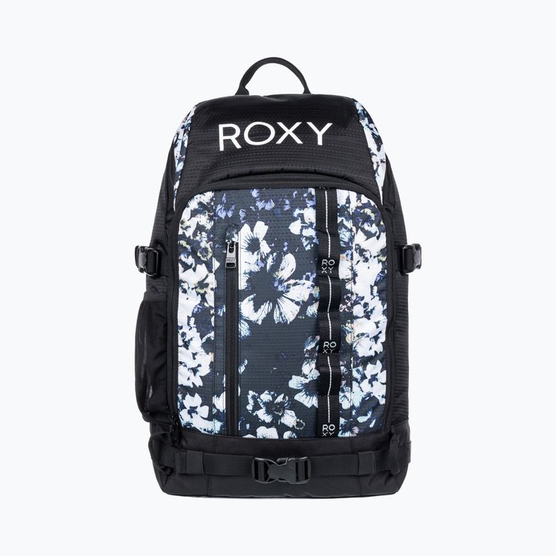 Dámsky batoh na snowboard ROXY Tribute 2021 true black black flowers 8